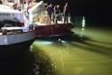 Havarie Wassereinbruch Motorraum beim Schiff Koeln Niehl Niehler Hafen P370